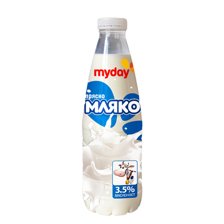 Пастьоризирано мляко MY DAY 3.5%, 1L ℮ 