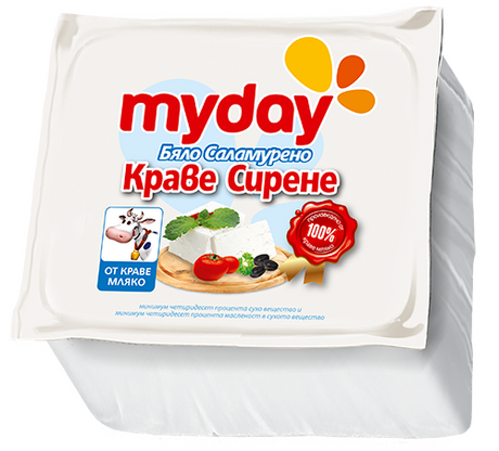 БЯЛО САЛАМУРЕНО СИРЕНЕ от краве мляко, 700g ℮ 