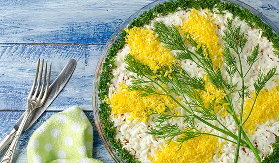 Ефектна великденска салата