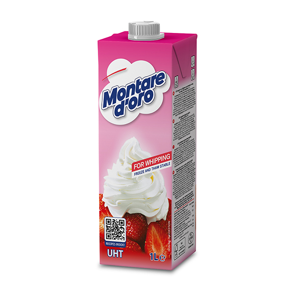 Крем за торта - Montare D`oro за разбиване 26%, 1L ℮