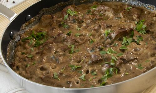 Chicken Livers with Beer and Cremio