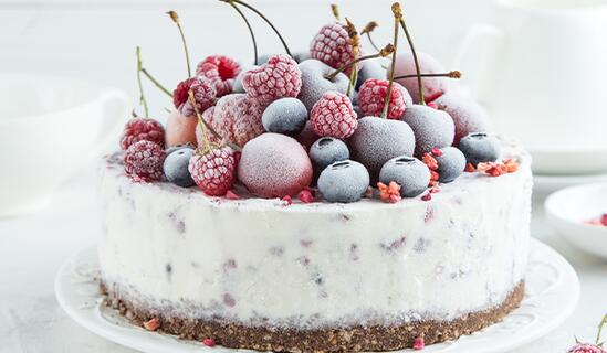 Сладоледена торта Cremio с плодове