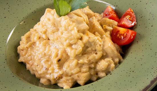 Ризото с пиле и Cremio за готвене 