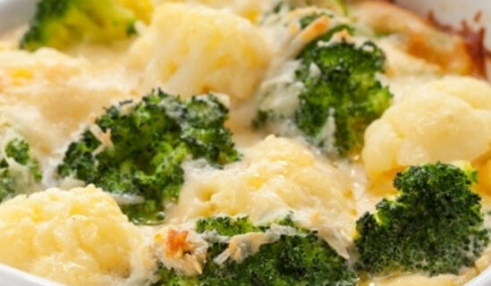 Запеканка с картофи и броколи