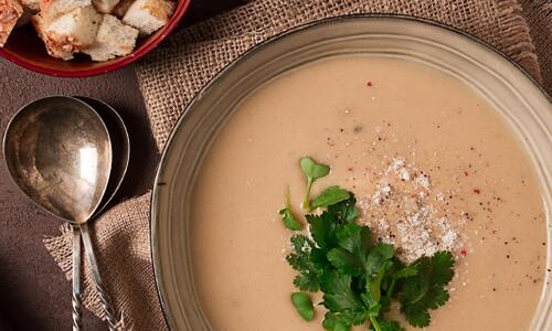 Италианска крем супа с пилешко