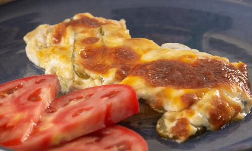 Пилешки пържоли с горчица и майонеза 