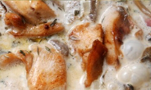 Пилешки хапки със сос