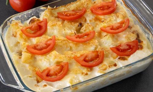 Запеканка с пиле и картофи