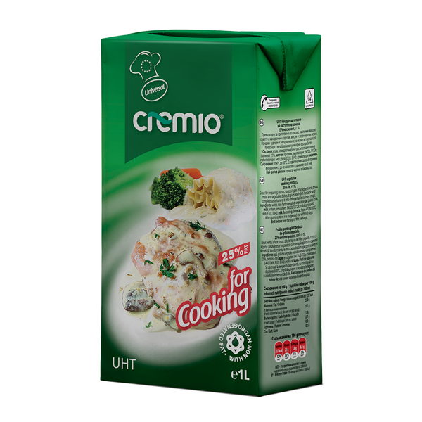 CREMIO UNI за готвене 25% 1L