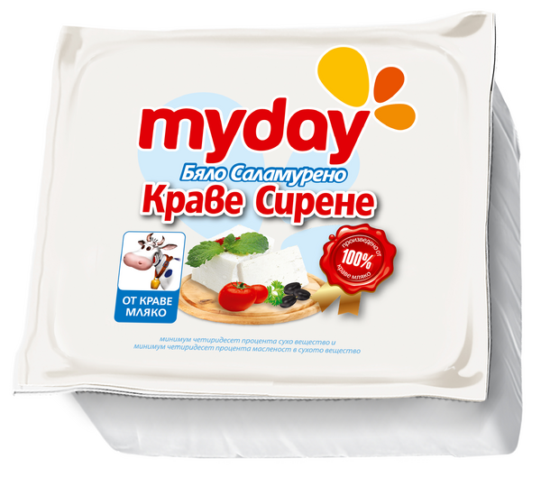БЯЛО САЛАМУРЕНО СИРЕНЕ от краве мляко, 400g ℮