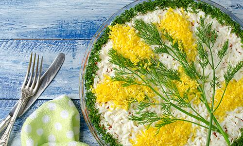 Ефектна великденска салата