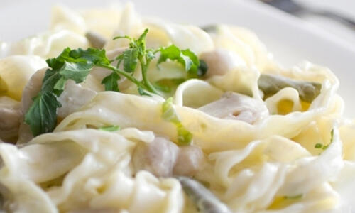 Талиатели с гъби и сос