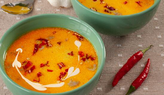 Румънска шкембе чорба (Чорба де бурта) 