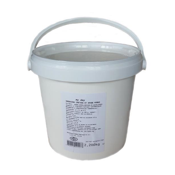 Заквасена сметана MY DAY 20%, 2,2kg ℮