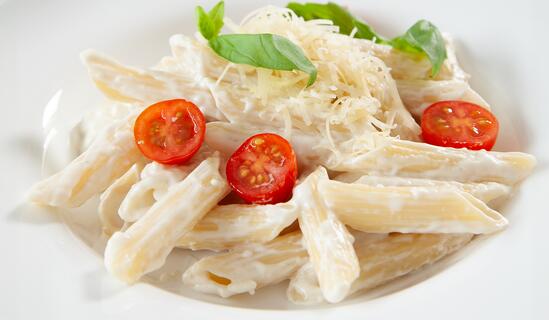 Пене със сос от 4 сирена и крем за готвене Cremio