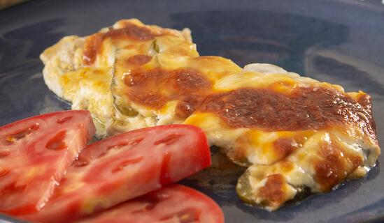 Пилешки пържоли с горчица и майонеза 