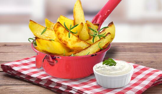 Печени картофи с розмарин